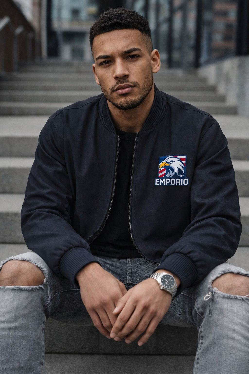 EMPORIO ESSENTIAL BOMBER JACKET