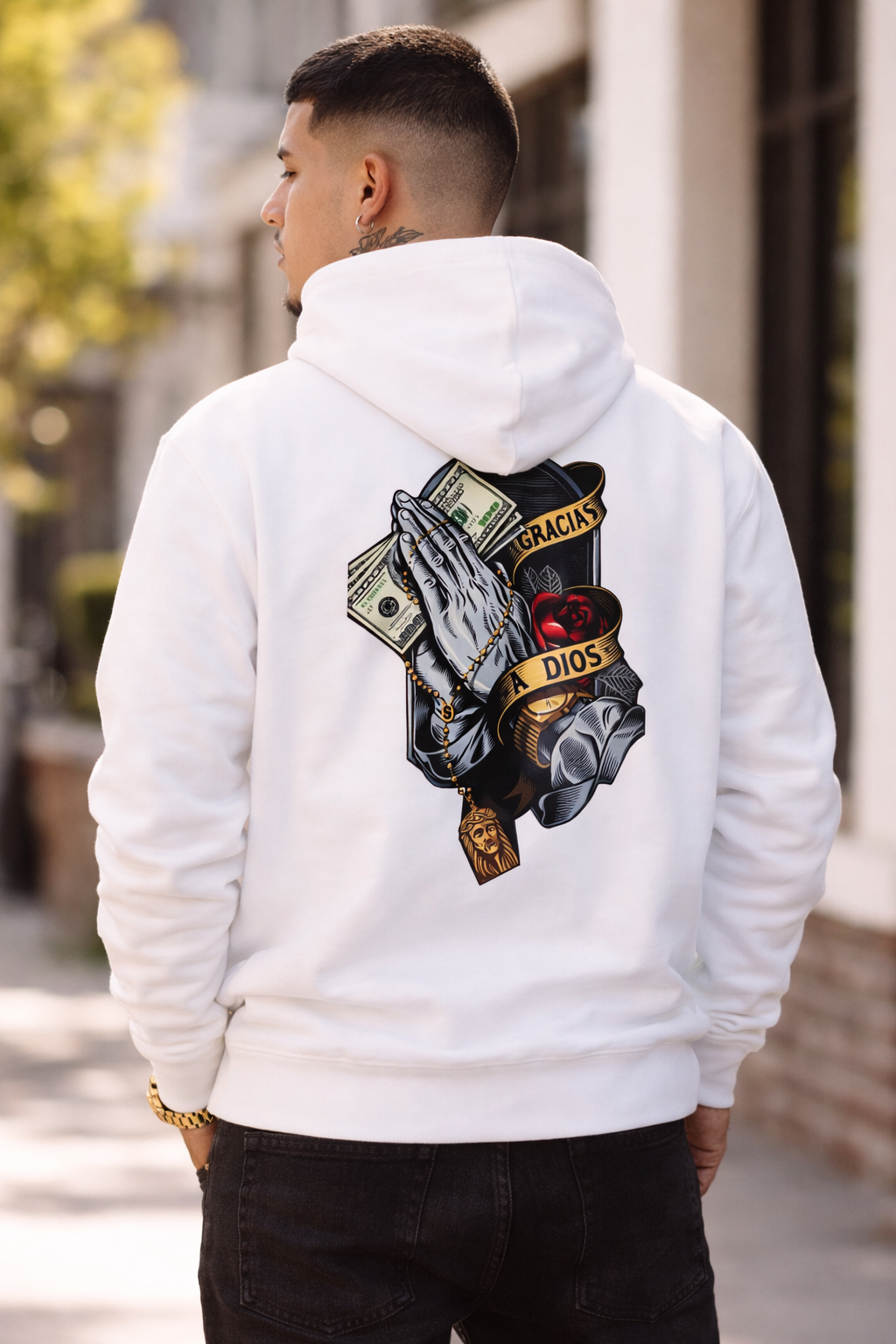 GRACIAS A DIOS OVERSIZED HOODIE