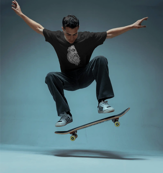 GREEK KEY OVERSIZED TEES